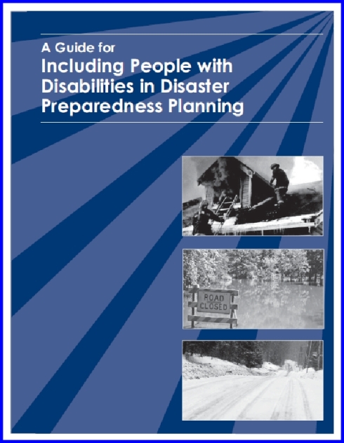 including people with disabiliities in disaster preparedness planning